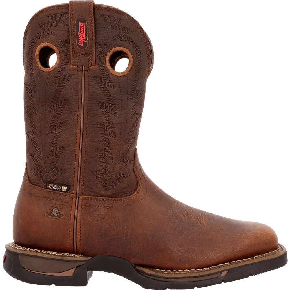 'Rocky' Men's Long Range Western WP Soft Toe - Brown 'Rocky' Men's Long Range Western WP Soft Toe - Brown -Outdoor Apparel Shop