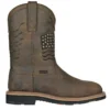 'Hoss Boots' Men's 11" Rancher EH WP Comp Toe - Rushmore Brown