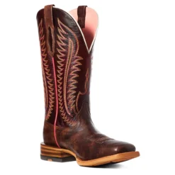 'Ariat' Women's 12" Belmont Western Square Toe - Crackled Cafe 3 'Ariat' Women's 12" Belmont Western Square Toe - Crackled Cafe -Outdoor Apparel Shop S21 WMS WEST 10035780 medial 1024x1024@2x