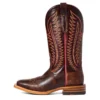 'Ariat' Women's 12" Belmont Western Square Toe - Crackled Cafe