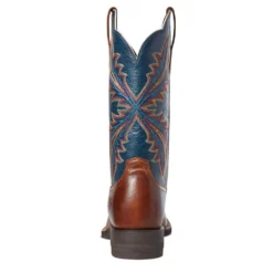 'Ariat' Women's West Bound Square Toe - Russet Rebel / Crackle Navy 5 'Ariat' Women's West Bound Square Toe - Russet Rebel / Crackle Navy -Outdoor Apparel Shop S21 WMS WEST 10035986 heel 1024x1024@2x