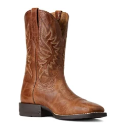 'Ariat' Men's 10.5" Brander Western Square Toe - Dark Tan -Outdoor Apparel Shop S22 MNS WEST 10040408 medial 1024x1024@2x