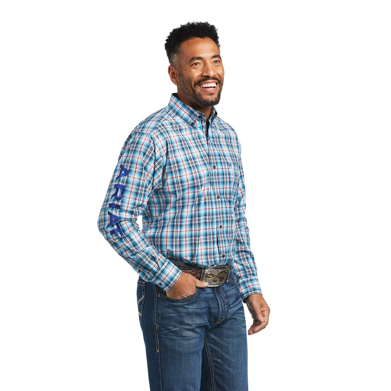 'Ariat' Men's Pro Series™ Team Patten Classic Fit Button Down - Riviera 'Ariat' Men's Pro Series™ Team Patten Classic Fit Button Down - Riviera -Outdoor Apparel Shop