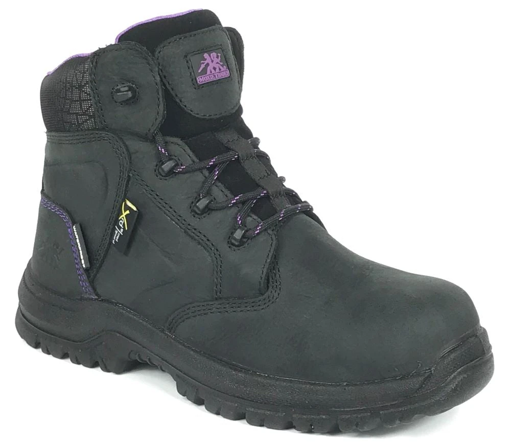 'Hoss Boots' Women's 6" Tina Int. MetGuard EH WP Comp Toe - Black 'Hoss Boots' Women's 6" Tina Int. MetGuard EH WP Comp Toe - Black -Outdoor Apparel Shop