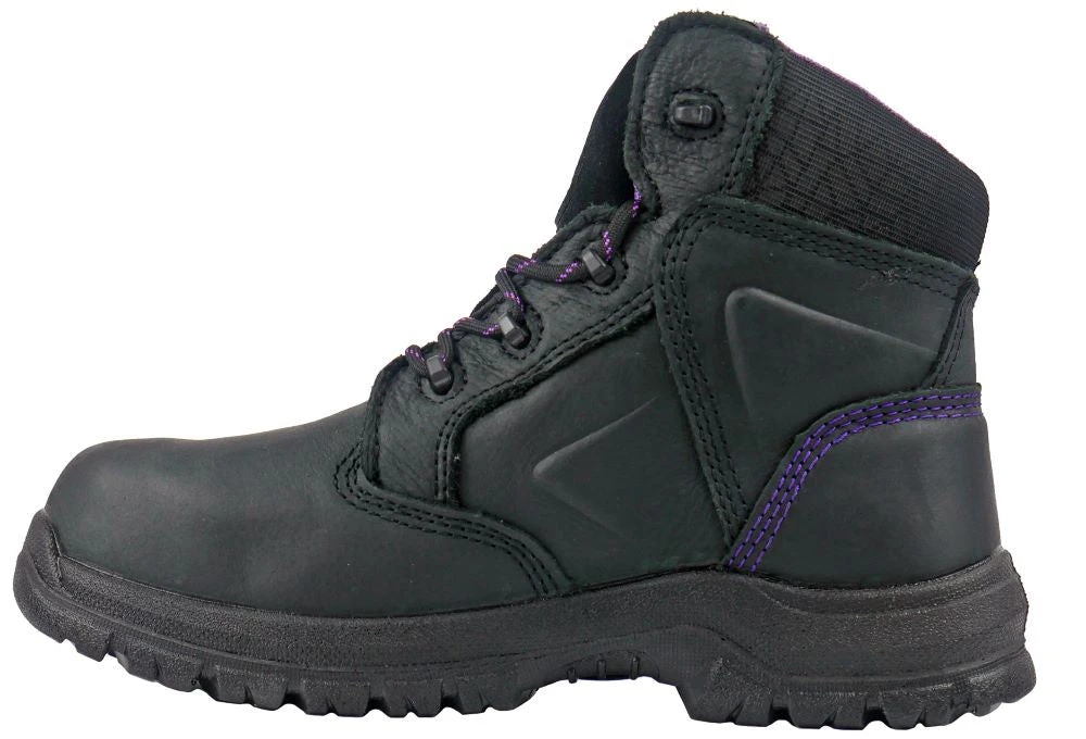'Hoss Boots' Women's 6" Tina Int. MetGuard EH WP Comp Toe - Black 'Hoss Boots' Women's 6" Tina Int. MetGuard EH WP Comp Toe - Black -Outdoor Apparel Shop