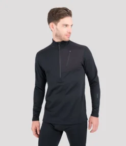 'Terramar' Men's 3.0 Ecolator® Performance Half Zip - Black