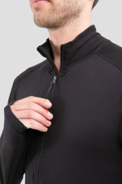 'Terramar' Men's 2.0 Thermolator® Performance Half Zip - Black -Outdoor Apparel Shop W9727 010 6 1024x1024@2x