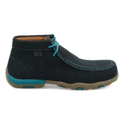 'Twisted X' Women's Chukka Driving Moc EH Comp Toe - Dark Teal / Turquoise 5 'Twisted X' Women's Chukka Driving Moc EH Comp Toe - Dark Teal / Turquoise -Outdoor Apparel Shop WDMNT01.02 4800x4800 R 1024x1024@2x