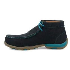 'Twisted X' Women's Chukka Driving Moc EH Comp Toe - Dark Teal / Turquoise 6 'Twisted X' Women's Chukka Driving Moc EH Comp Toe - Dark Teal / Turquoise -Outdoor Apparel Shop WDMNT01.06 4800x4800 R 1024x1024@2x