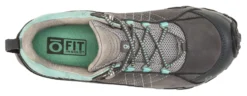 Oboz Footwear 'Oboz' Women's Sapphire Low WP Hiker - Charcoal / Beach Glass -Outdoor Apparel Shop W Sapphire B DRY Charchoal Beach Glass top 1024x1024@2x