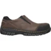 'Skechers' Men's Hartan Steel Toe Slip On - Dark Brown