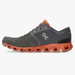 'On Running' Men's Cloud X - Rust / Rock -Outdoor Apparel Shop cloud x 2 fw21 rust rock m g4 1024x1024@2x