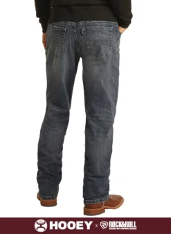 'Hooey' Men's Double Barrel Relaxed Fit Stackable Bootcut - Medium Vintage Wash -Outdoor Apparel Shop hooey 03 57198.1628200107 1024x1024@2x