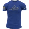 'Grunt Style' Men's Liberty Or Death 2.0 Tee - Blue