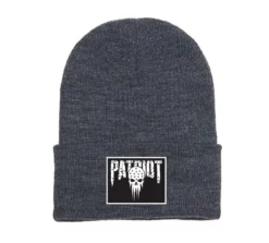'Howitzer' Men's Patriot Beanie - Charcoal