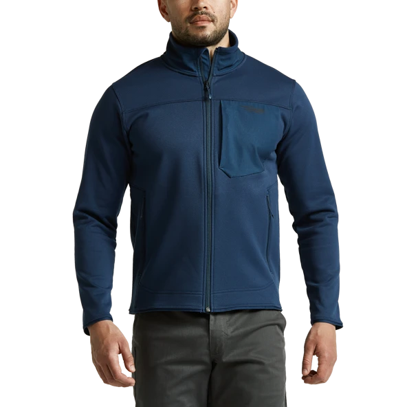'Sitka' Men's Dry Creek Fleece Jacket - Deep Water 'Sitka' Men's Dry Creek Fleece Jacket - Deep Water -Outdoor Apparel Shop