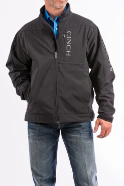 'Cinch' Men's Concealed Carry Bonded Logo Jacket - Black -Outdoor Apparel Shop mwj1043014 1024x1024@2x