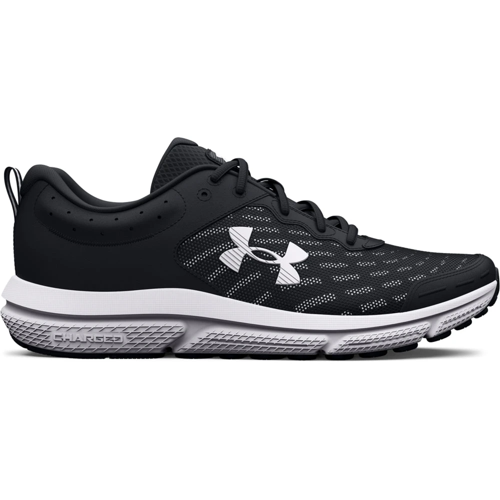 'Under Armour' Men's Charged Assert 10 - Black / White (Extra Wide) 'Under Armour' Men's Charged Assert 10 - Black / White (Extra Wide) -Outdoor Apparel Shop s7.3026176