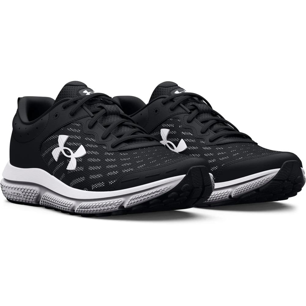 'Under Armour' Men's Charged Assert 10 - Black / White (Extra Wide) 'Under Armour' Men's Charged Assert 10 - Black / White (Extra Wide) -Outdoor Apparel Shop s7.3026176