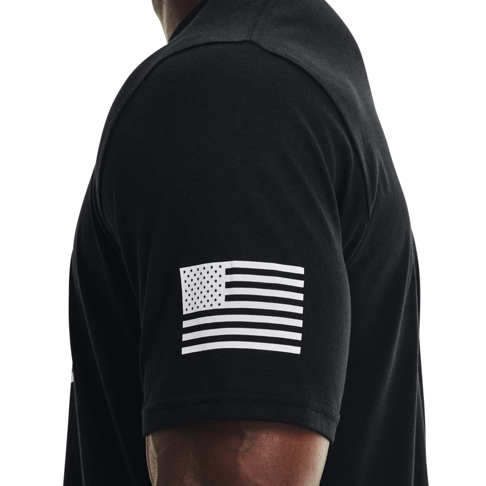'Under Armour' Men's Freedom Logo T-Shirt - Black / White 'Under Armour' Men's Freedom Logo T-Shirt - Black / White -Outdoor Apparel Shop s7.V5 1370811