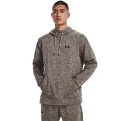 'Under Armour' Men's Fleece Twist Hoodie - Pewter