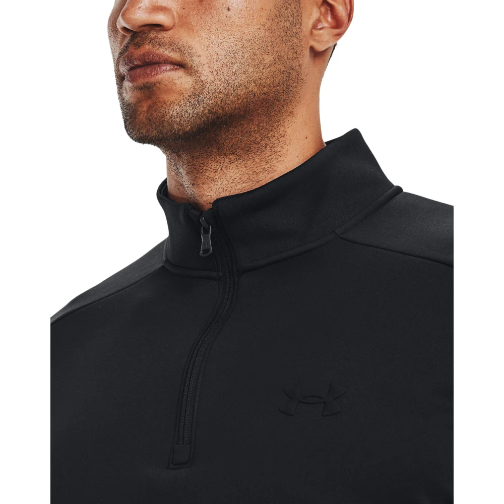 'Under Armour' Men's Armour Fleece 1/4 Zip Pullover - Black 'Under Armour' Men's Armour Fleece 1/4 Zip Pullover - Black -Outdoor Apparel Shop s7.V5 1373358