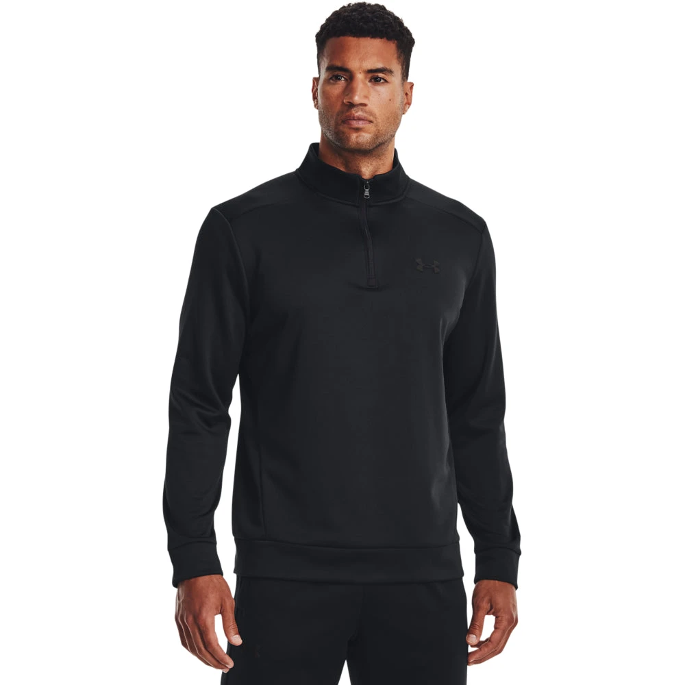 'Under Armour' Men's Armour Fleece 1/4 Zip Pullover - Black 'Under Armour' Men's Armour Fleece 1/4 Zip Pullover - Black -Outdoor Apparel Shop s7.V5 1373358