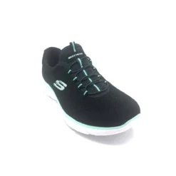 'Skechers' Women's Summits-Cool Classic - Black / Turquoise -Outdoor Apparel Shop skecherssummits1 5695b439 f124 4e25 be73 278bc6b81bc7 1024x1024@2x