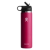 'Hydro Flask' 24 Oz. Wide Mouth W/Flex Straw Lid - Snapper