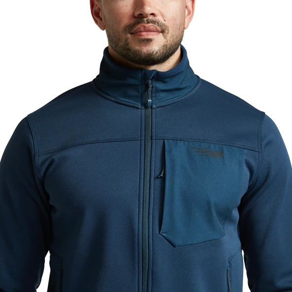 'Sitka' Men's Dry Creek Fleece Jacket - Deep Water 'Sitka' Men's Dry Creek Fleece Jacket - Deep Water -Outdoor Apparel Shop